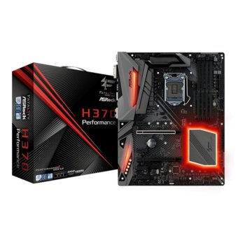 Дънна платка Asrock Fatal1ty H370 Performance, H370, LGA1151, DDR4, PCI-E (HDMI&DVI-D&DisplayPort), (CFX), 6x SATA 6Gb/s, 2x Ultra M.2 Socket, USB 3.1 Gen2 Type-C, ATX | JAR Computers Asrock Fatal1ty H370 Performance