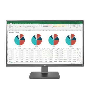 Монитор LG 27UK670-B, 27" (68.58 cm) IPS панел, 4K/UHD, 5ms, 300cd/m2, 1 000:1, DisplayPort, 2x HDMI, 1x USB Type-C | JAR Computers LG 27UK670-B