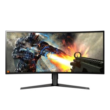 Монитор LG 34GK950F-B, 34" (86.36 cm) IPS панел, 144 Hz, QHD, 5ms, 1 000:1, 400cd/m2, DisplayPort, HDMI, USB 3.0 | JAR Computers LG 34GK950F-B