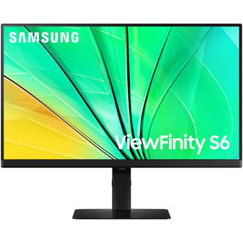 Монитор Samsung ViewFinity S6 LS-24D600EAU (2024), 24" (60.96cm) IPS панел, 100Hz, QHD, 5ms, 1000:1. Mega DCR, HDR10, 350cd/m2, DisplayPort, HDMI, USB | JAR Computers Samsung ViewFinity S6 S60D LS24D600EAUXEN