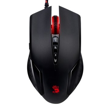 Мишка A4Tech Bloody V5m, оптична (3200dpi), 8 програмируеми бутона, USB, черна, гейминг | JAR Computers Bloody V5m