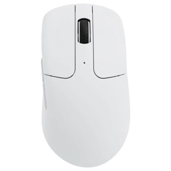 Мишка Keychron M2 White, оптична (26000dpi), жична/безжична, Bluetooth, 2.4GHz, USB-C, матово бяла, PixArt PAW 3395 сензор | JAR Computers Keychron M2 White M2-A3