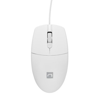 Мишка Natec Ruff 2, оптична (1000dpi), USB, бяла | JAR Computers NATEC RUFF 2 White NMY-1988