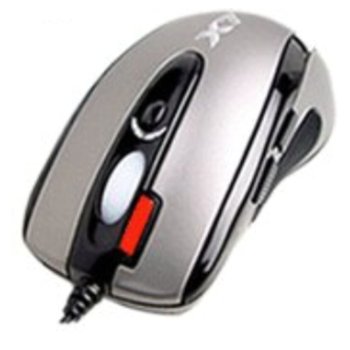 Мишка A4Tech, X-750F-2, Laser, Silver, USB+PS/2 | JAR Computers A4Tech X-750F-2 Laser Silver USB+PS/2