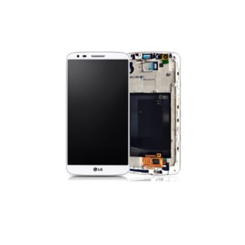 Дисплей за LG G3 D855, LCD with touch and frame, бял | JAR Computers LG G3 D855, LCD with touch and frame, white