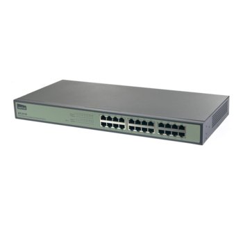 Суич NETIS ST-3124, 24 Port 100Mbps | JAR Computers NETIS ST-3124 Fast Ethernet rackmount