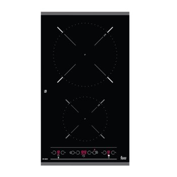 Стъклокерамичен плот за вграждане Teka IR 3200, 2 нагревателни зони, автоматично изключване за безопастност, независимо програмиране на всяка зона, индикатор за остатъчна топлина, таймер, черен | JAR Computers Teka IR 3200
