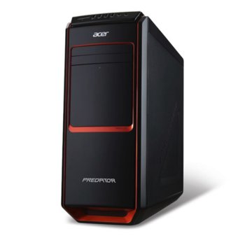 Настолен компютър Acer Predator G3-605, четириядрен Intel Core i5-4460 (3.20GHz, 6MB), 8GB RAM, 2TB HDD, NVIDIA GeForce GTX745 4GB, Keyboard&Mouse, CardReader, Internal HD 5.1 Audio, FreeDOS, 2г. | JAR Computers Acer Predator G3-605 Intel Core i5-4460