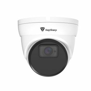 IP камера RaySharp RS-CH322M6KGB-TF-36PW-M, куполна камера, 2Mpix(1920x1080@25FPS), 3.6mm обектив, H.265/H.264, IR осветеност (до 30 метра), външна IP66, PoE, MicroSD слот, вграден микрофон | JAR Computers RaySharp RS-CH322M6KGB-TF-36PW-M