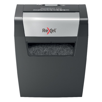 Шредер Rexel Momentum X308, до 8 листа А4, раздробява хартия/телчета/кламери, кошче за отпадъци с обем 15 литра | JAR Computers Шредер Rexel Momentum X308 2104570EU