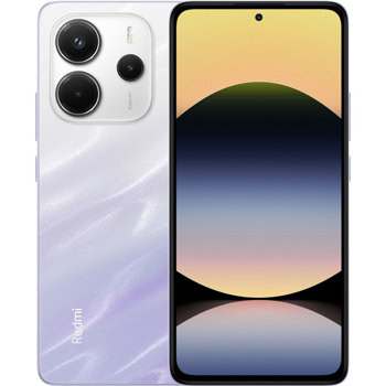 Смартфон Xiaomi Redmi Note 14 (лилав), поддържа 2 SIM карти, 6.67" (16.94cm) AMOLED 120Hz дисплей, осемядрен Mediatek Helio G99 Ultra 2.2 GHz, 6GB RAM, 128GB Flash памет (+microSD слот), 108 + 2 + 2 + 20 Mpix камера, Android, 196.5g | JAR Computers Xiaomi Redmi Note 14 6/128 Mist Purple