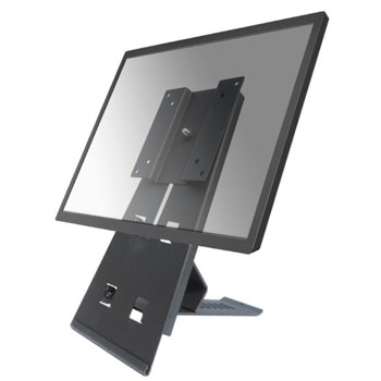 Стойка за монитор NewStar FPMA-D825BLACK, за плот, за екрани от 10" до 27", VESA до 100 x 100, макс. тегло до 10кг., регулируема, черна | JAR Computers NewStar FPMA-D825BLACK