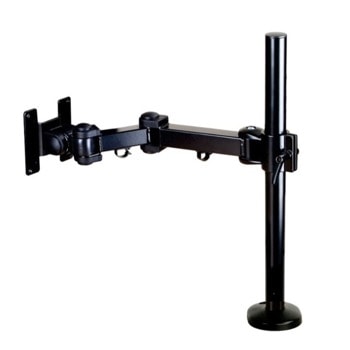 Стойка за монитор NewStar FPMA-D960G, за плот, за екрани от 10" до 30", VESA до 100 x 100, макс. тегло до 12кг., регулируема, черна | JAR Computers NewStar FPMA-D960G