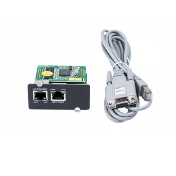 Адаптер за динстанционно управление ABB SNMP Card For PowerValue 11T G2, 1-3k only image