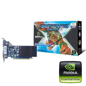 Видео карта GF 6200LE, 256TurboCache XFX PV-T44E-JANG PCI Express TV Out | JAR Computers GF 6200LE