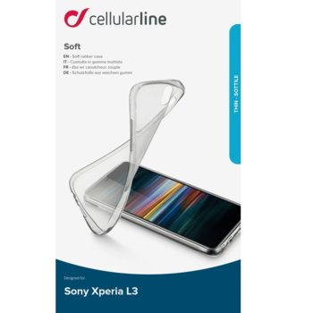 Прозрачен калъф Soft за Sony Xperia L3