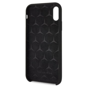 Mercedes-Benz Silicone Hard Case за iPhone XR (чер