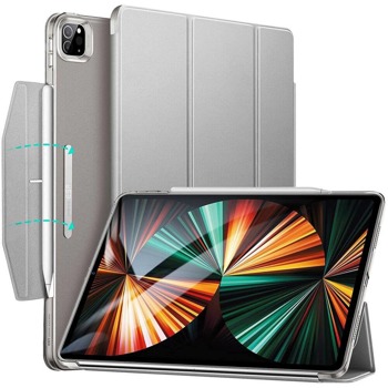Калъф за таблет ESR Ascend Trifold Case за Apple iPad Pro 12.9 M1 (2021), с поставка, сребрист | JAR Computers ESR Ascend Trifold Case ESR353SLVGRY