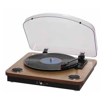Грамофон Denver VPL-210, 45/78 оборота в минута, USB, слот за SD карта, RCA, дърво | JAR Computers Грамофон Denver VPL-210 Wood
