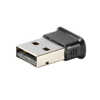 Адаптер Vivanco 30447, Bluetooth v4.0, до 3Mbps, обхват до 20м, черен | JAR Computers Vivanco 30447 USB Bluetooth