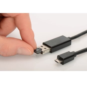 EDNET 31517OTG USB 2.0 Data/Charging MicroSD cable