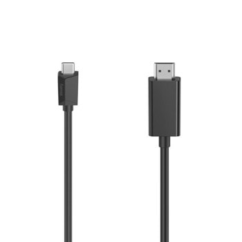 Кабел Hama 200718, от USB C(м) към HDMI(м), 1.5m, черен | JAR Computers HAMA-200718