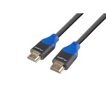 Кабел Lanberg CA-HDMI-15CU-0018-BK, от HDMI(м) към HDMI(м), 1.8m, черен | JAR Computers Lanberg CA-HDMI-15CU-0018-BK