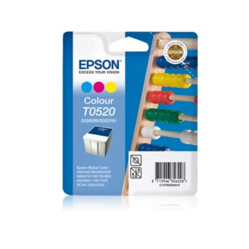 Касета ЗА EPSON STYLUS COLOR 400/440/460/500/600/640/660/670/740/760/800/850/1160/1520 - S020191/S020089 - Color - P№ C13T05204010 | JAR Computers Касета ЗА EPSON STYLUS COLOR 400/440/460/500/600
