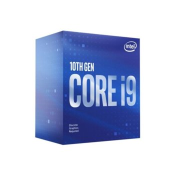 Процесор Intel Core i9-10900F, десетядрен, (2.8/5.2 GHz, 20MB Cache, LGA1200) Box, с охлаждане | JAR Computers Intel Core i9-10900F BOX
