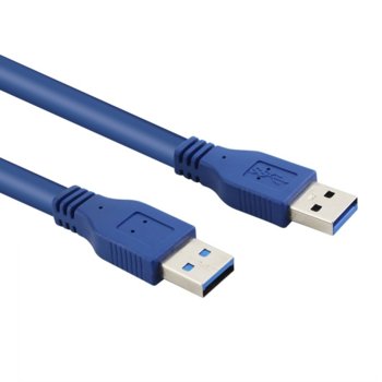 Кабел от USB A(м) към USB A(м), син | JAR Computers USB A(м) към USB A(м)