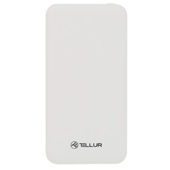 Tellur Power Bank Slim, 10000mAh, White TLL158161