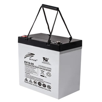 Акумулаторна батерия Ritar Power EV12-55, 12V, 55Ah, AGM, F15(M6)/F11(M6) конектори | JAR Computers Ritar Power EV12-55