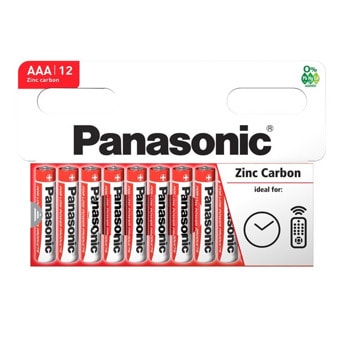 Батерии цинкови Panasonic BW R03RZ/12HH, AAA, 12бр. | JAR Computers Батерии цинкови Panasonic BW R03RZ/12HH