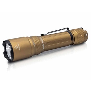 Фенер Fenix TK20R UE Metallic Sand, 1x 21700 батерия, 2800 lumens, ръчен, жълт | JAR Computers Fenix TK20R UE Metallic Sand TK20RUEMS