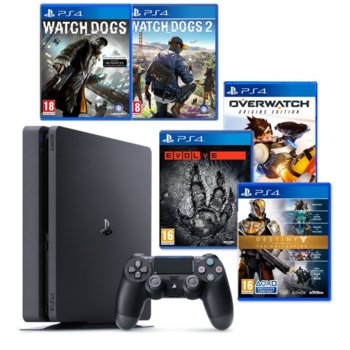 PlayStation 4 Slim Watch Dogs Multiplayer Pack