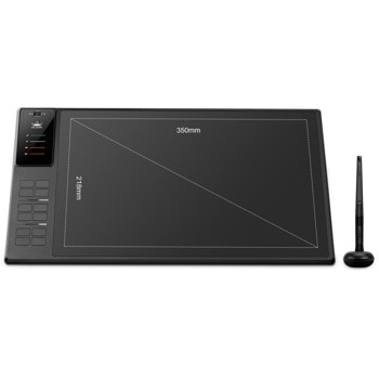 Графичен таблет Huion Inspiroy WH1409 V2, черен, 5080 lpi, 8192 нива на натиск, Wi-Fi | JAR Computers Huion WH1409 V2