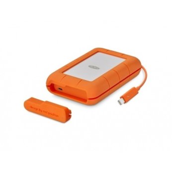 Твърд диск 4TB Lacie Rugged (оранжев), външен, 2.5" (6.35 cm), Thunderbolt | JAR Computers Lacie 4TB Rugged Thunderbolt STFS4000800