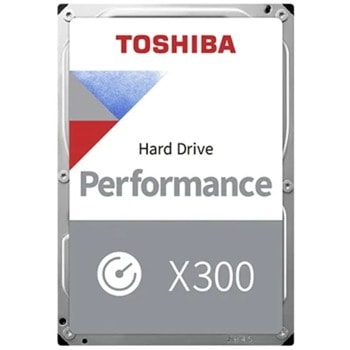 Твърд диск 6TB Toshiba X300 Performance (HDWR460UZSVA), SATA 6Gb/s, 7200 rpm, 256MB, 3.5" (8.89cm) | JAR Computers Toshiba 6TB X300 Performance HDWR460UZSVA