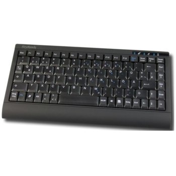 Клавиатура KeySonic ACK-595BT, Bluetooth, 10м обхват, Soft-Touch, Power бутон, черна | JAR Computers KeySonic ACK-595BT Wireless
