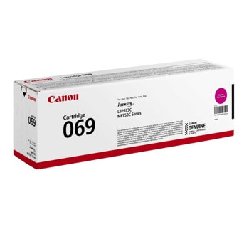 Тонер касета за Canon i-SENSYS MF750C series, LBP673C, Magenta - 5092C002AA - Canon - Заб.: 1 900 брой копия | JAR Computers Canon CRG-069 M 5092C002AA