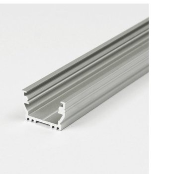 LED алуминиев профил UNI12, 12.2 x 7mm, 2m дължина, за ленти до 12mm | JAR Computers LED алуминиев профил UNI12