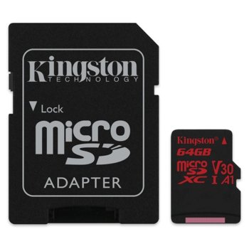 64GB Kingston Canvas React SDCR/64GB