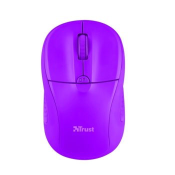 TRUST Primo Wireless Mouse 21924 Neon Purple