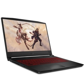Лаптоп MSI Katana GF66 11UD (9S7-158212-828), шестядрен Tiger Lake Intel Core i5-11400H 2.7/4.5 GHz, 15.6" (39.62 cm) Full HD IPS 144Hz Anti-Glare Display & GF RTX 3050 Ti 4GB, (HDMI), 8GB DDR4, 512GB SSD, 1x Type-C, No OS | JAR Computers MSI Katana GF66 11UD 9S7-158212-828