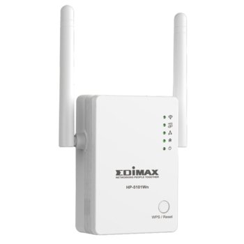 Edimax HP-5101WN AV500 Nano PowerLine Wireless Extender, 500Mbps, Ethernet и WiFi | JAR Computers Edimax HP-5101WN AV500 Nano PowerLine Extender