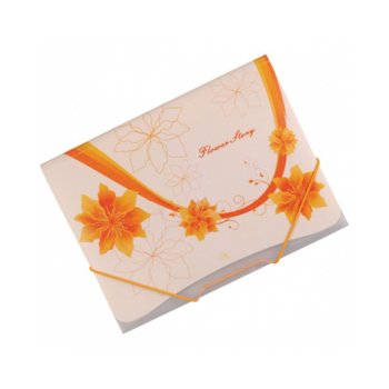 Папка Centrum Flory, за документи с формат до A4, с ластик, различни варианти на рисунък | JAR Computers Centrum Flory