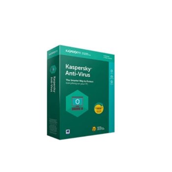 Kaspersky AntiVirus 2019 - 1 device, 1 year renew