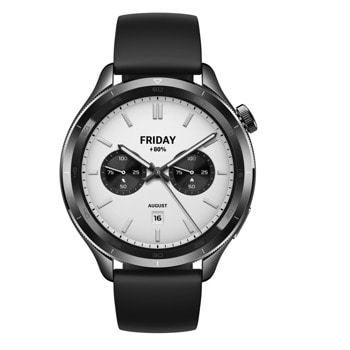 Смарт часовник Xiaomi Watch S4, 1.43"(3.63cm), AMOLED дисплей, Bluetooth, следене на сърдечна честота, жироскоп, сензор за кислород в кръвта, 5ATM, до 15 дни време на работа, черен | JAR Computers Смарт часовник Xiaomi Watch S4 черен