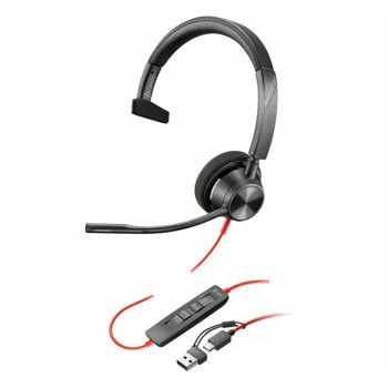 Poly Blackwire 3310 Monaural 8X215AA
