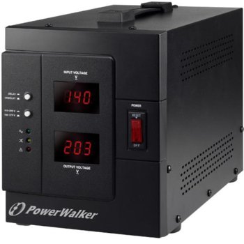 Стабилизатор PowerWalker AVR 3000 SIV, 3000 VA/ 2400 W, 1х Шуко, 230 VAC image